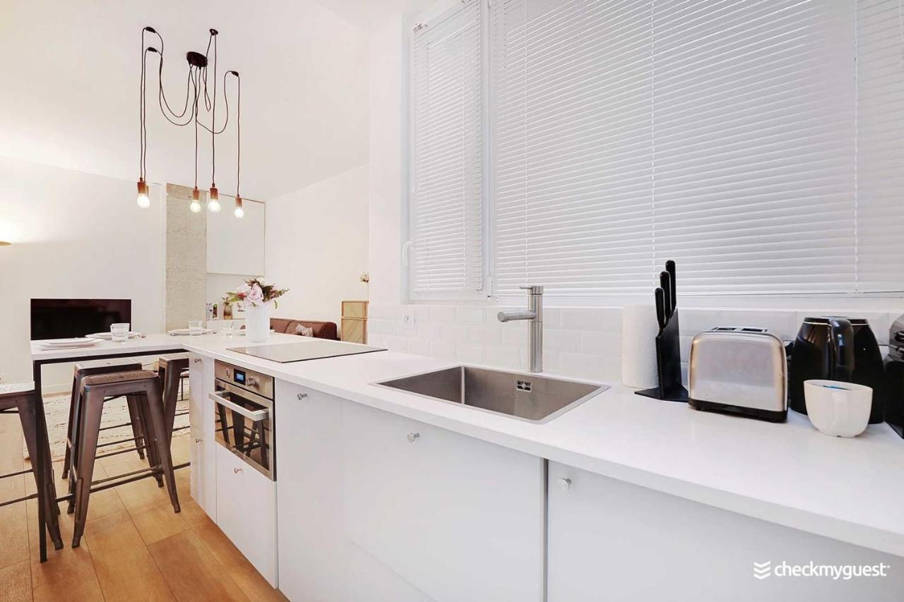 Modern Apartment - 2Br-6P- Oberkampf-Republique Párizs Kültér fotó
